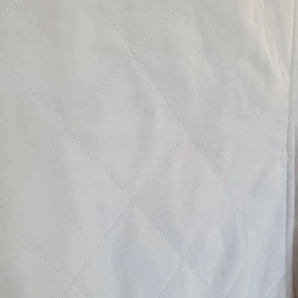 Peter Millar Puffer Vest Jacket Womens Large Beige Quilted - Picture 9 of 12